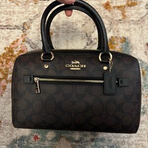 Coach Rowan Satchel in Signature Canvas